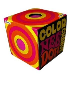 Schylling NeeDoh Color Change Pink New in Sealed Box